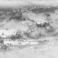 Nuages et neige sur les traverses ( RX-02938)